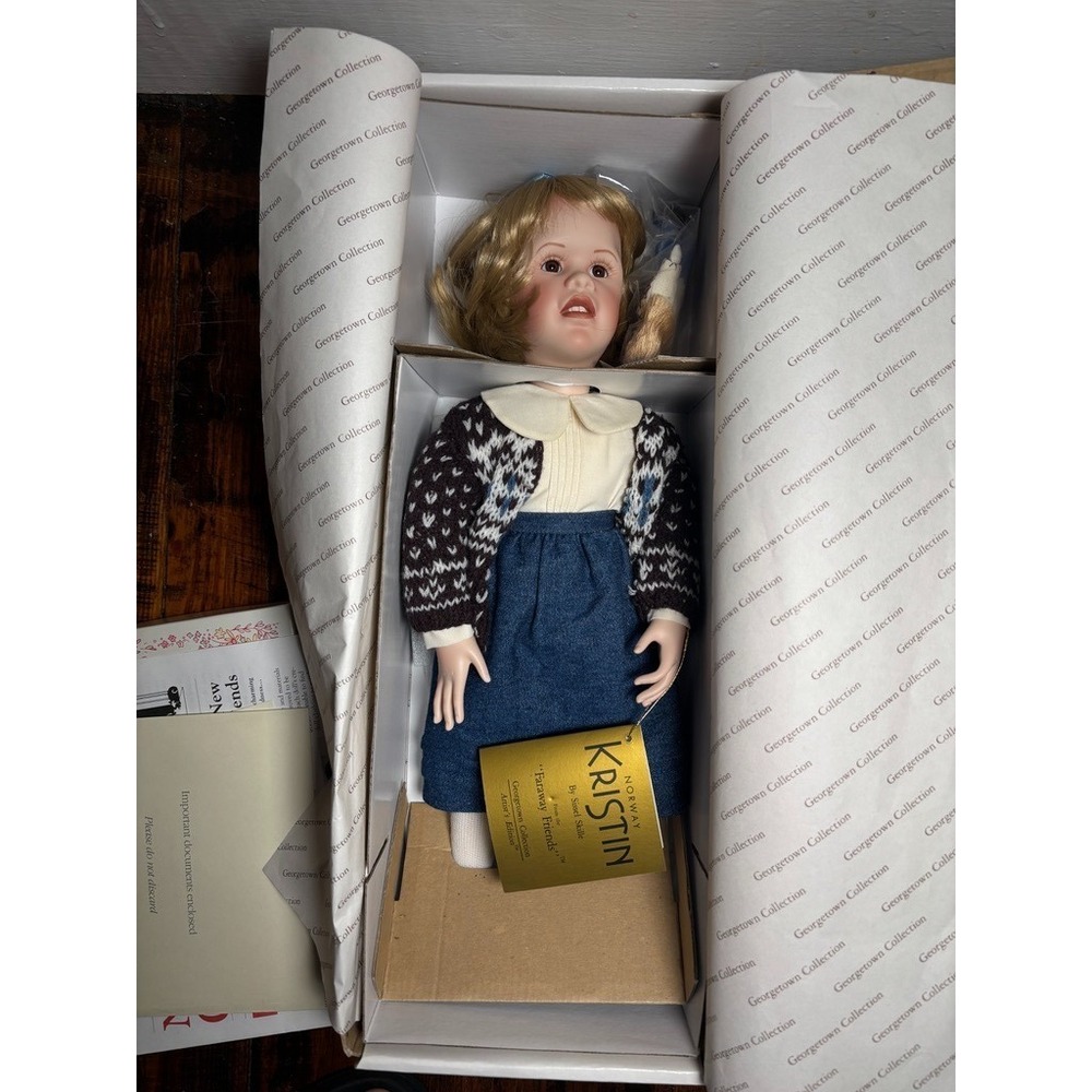 Georgetown Coll. Norway Kristin by Sissel Skille 16" Limited 100 Firing Days New